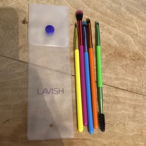 NEW Lavish 5 piece neon brush set!